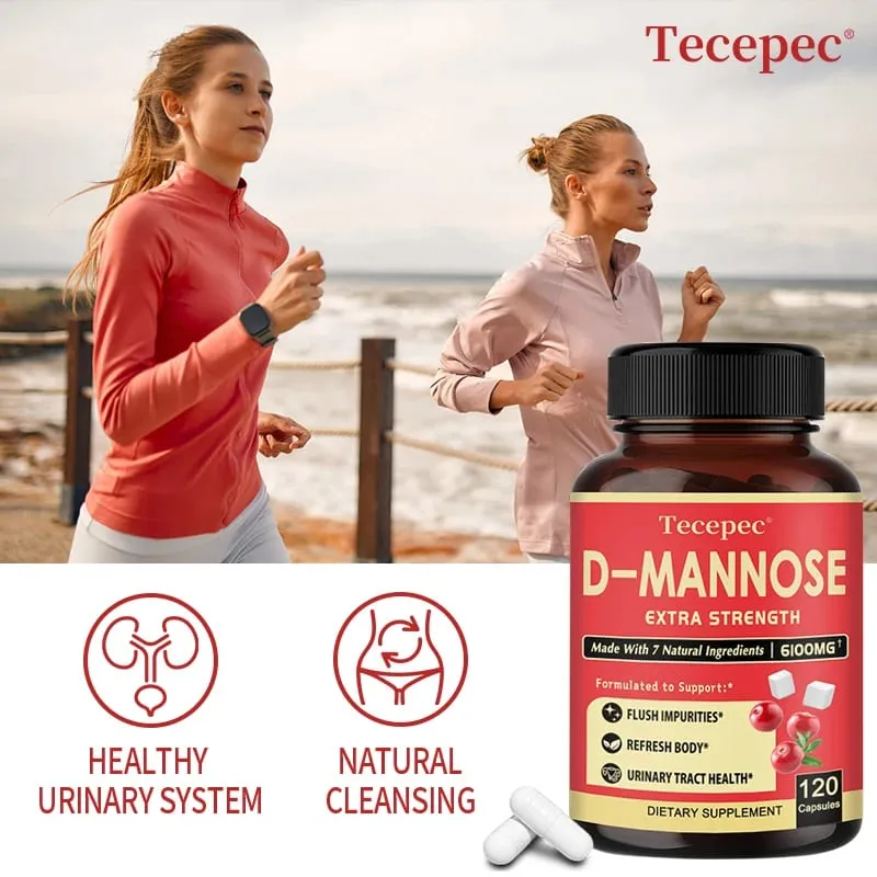 D-Mannose - Suplemento Orgânico de Cranberry para Apoiar a Saúde do Trato Urinário e da Bexiga e Reduzir Infecções do Trato Urinário