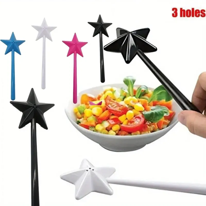 Recarregáveis ​​mágico estrela varinha portátil sal pimenta tempero dispensador shakers conjunto cozinha cozinhar suprimentos para churrasco presentes de festa de halloween