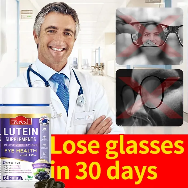 Suplemento de extrato de luteína Trorexl Restore Vision para fadiga ocular, alívio da fadiga ocular, olhos vermelhos e secos