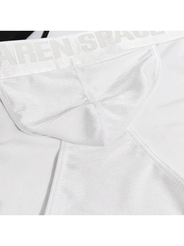 Men's Solid-Color Low-Waist Triangle Underwear Breathable Sexy Bottom Pants Trendy 1-Piece Set Mature Style Promotional Price