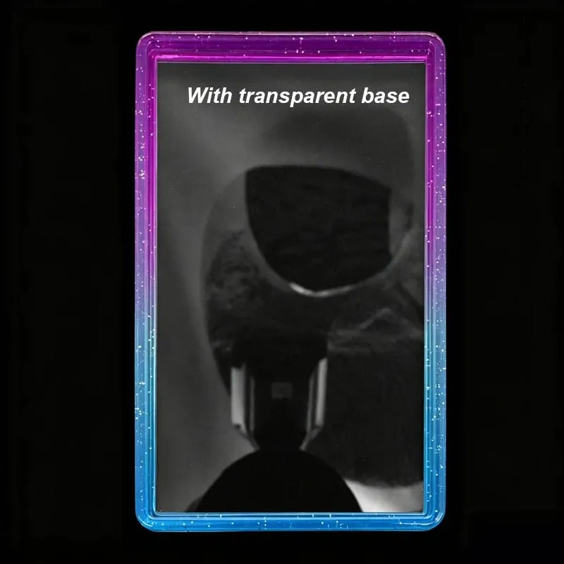 Glitter TPU Slab Bumper Guard Case Holder Protective Skin Display Sleeves with Clear Back for 35PT Graded Trading Card — image 11