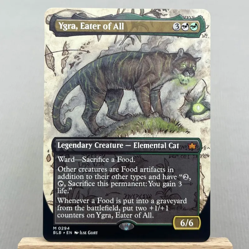 BLB BLC MH3 OTP HOLO7-Ⅰ02 TCG Cards Proxys Three Tree City Ygra Eater of All Maha the Its Feathers Night