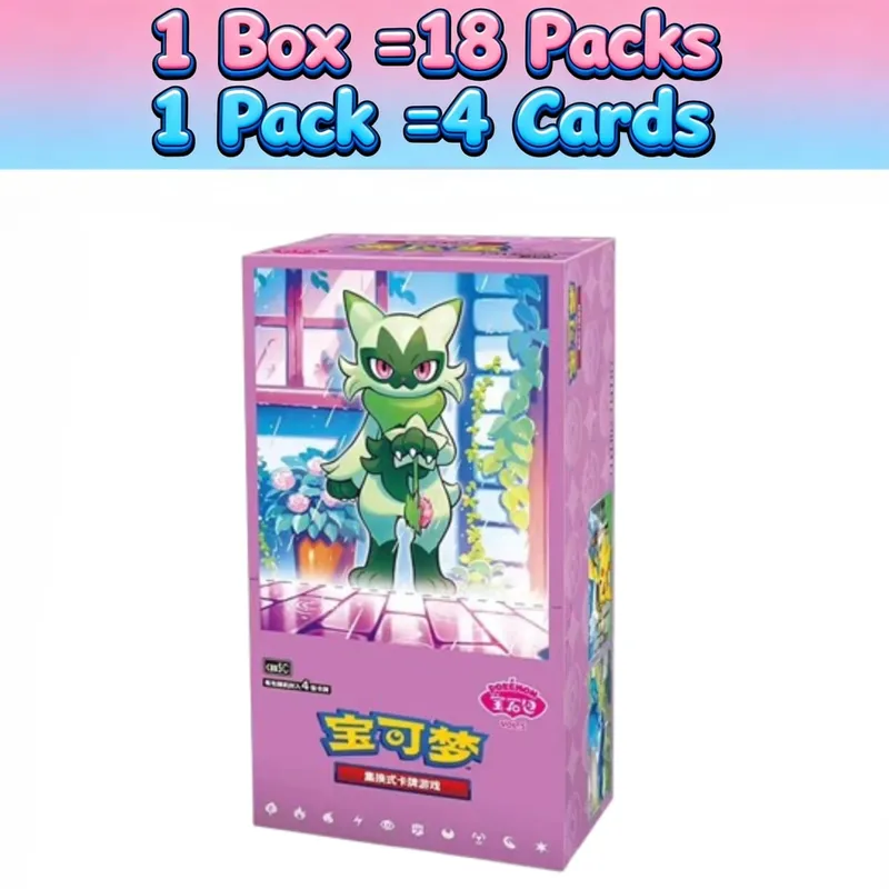 100% original pokemon 17.5 eevee booster pack gem pack vol1 2 3 4 5 cartões pokemon ptcg negociação gem saco cartões coletados brinquedo presente