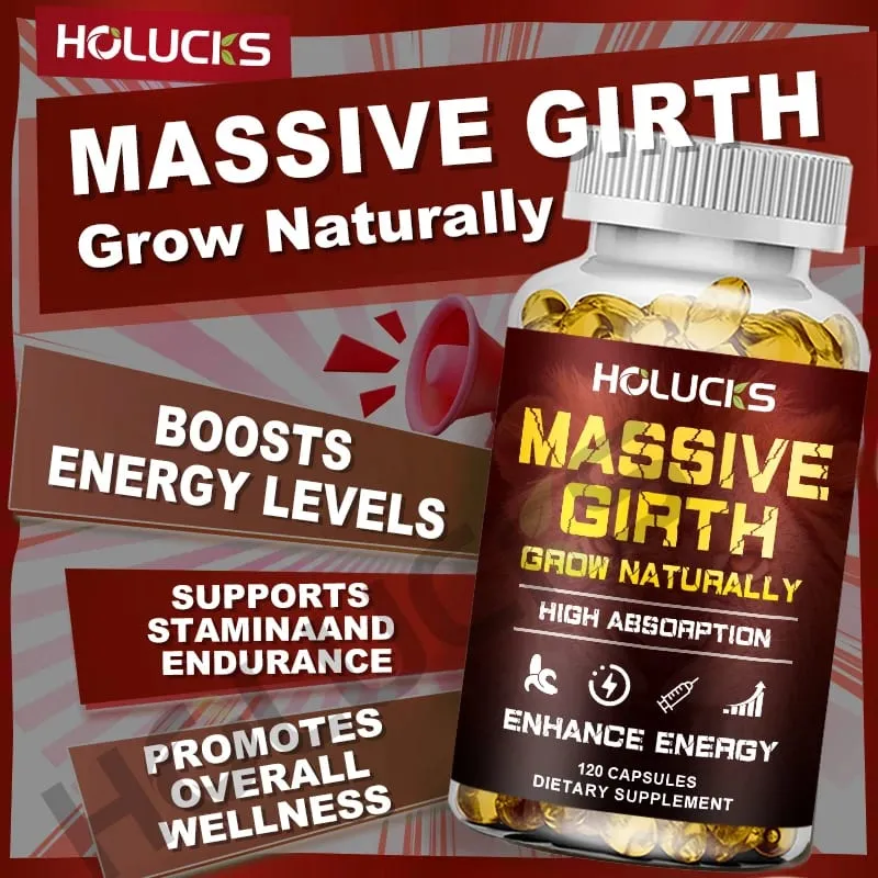 Cápsulas Premium Massive Girth com Ashwagandha apoiam circulação ideal e desempenho aprimorado de energia e bem-estar geral — image 6
