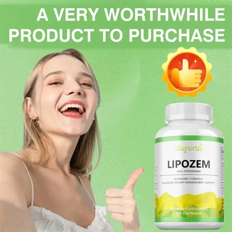 Lipozem Capsules - Digestive Health Appetite Suppression Metabolism Weight Management