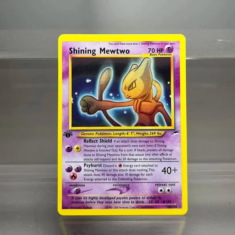 Neo destino charizard ptcg cartão de coleção única 1ª edição 1996 tyranitar gengar cartão pkm cartões proxy brinquedos presentes