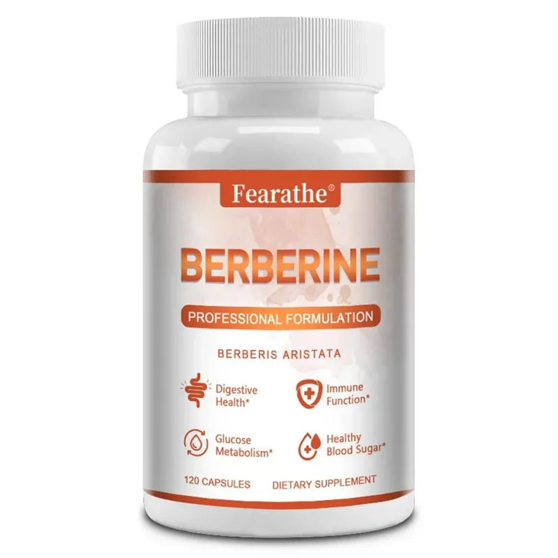 Berberina Premium - Apoia o controle de peso do sistema imunológico, saúde digestiva e suplemento de função GI 120 cápsulas