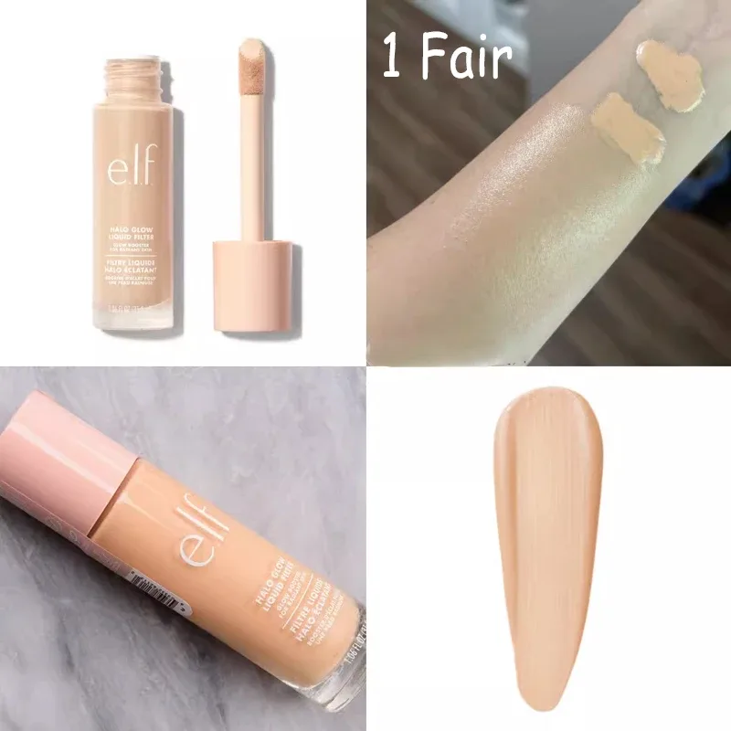Elf Halo Glow Series Liquid Blush Líquido Highlighter Contorno para Tridimensional Shadow Contour Modification Setting Spray
