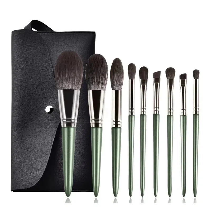 Conjunto de pincéis de maquiagem macios e fofos, base para sombra de olho, pó cosmético feminino, blush, mistura de beleza, ferramenta de beleza