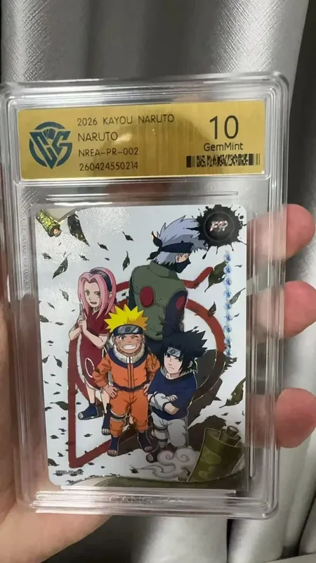 Cartão Naruto versão em inglês PR-001PR-002 PRISTINE-10.0 Cartão de classificação KAYOU autêntico