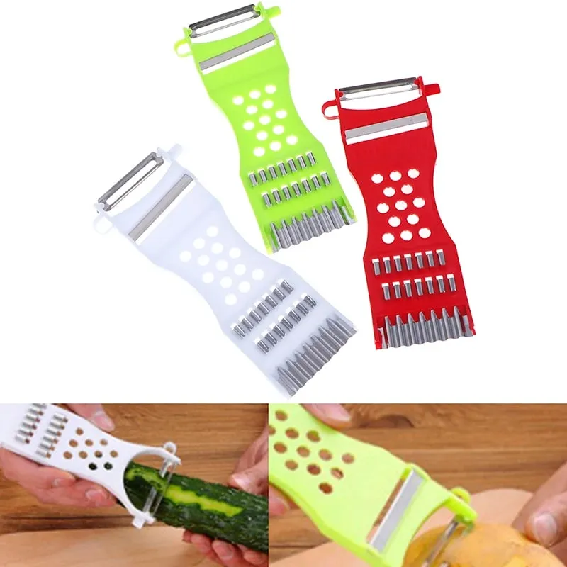 Multifunction Kitchen Gadgets Vegetable Fruit Peeler Parer Julienne Cutter Tools — image 1