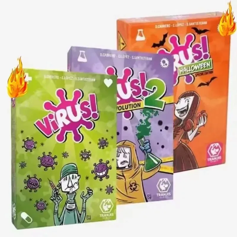 Jogo de cartas de vírus interessante e evolução de vírus 2, o jogo de tabuleiro contagiantemente divertido para festa de aniversário de casamento