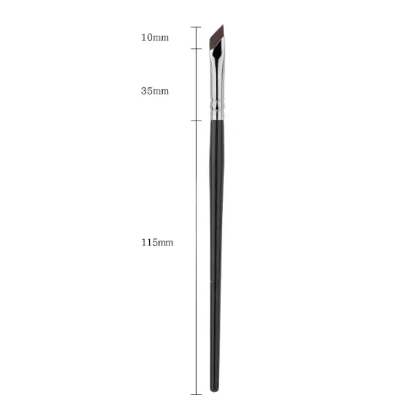 1-16 Chiếc Nâng Cấp Lưỡi Bút Kẻ Mắt Bàn Chải Siêu Mỏng Góc Mịn Flat Eyebrow Brush Liner Brow Nơi Cọ Trang Điểm Chính Xác Chi Tiết Bàn Chải