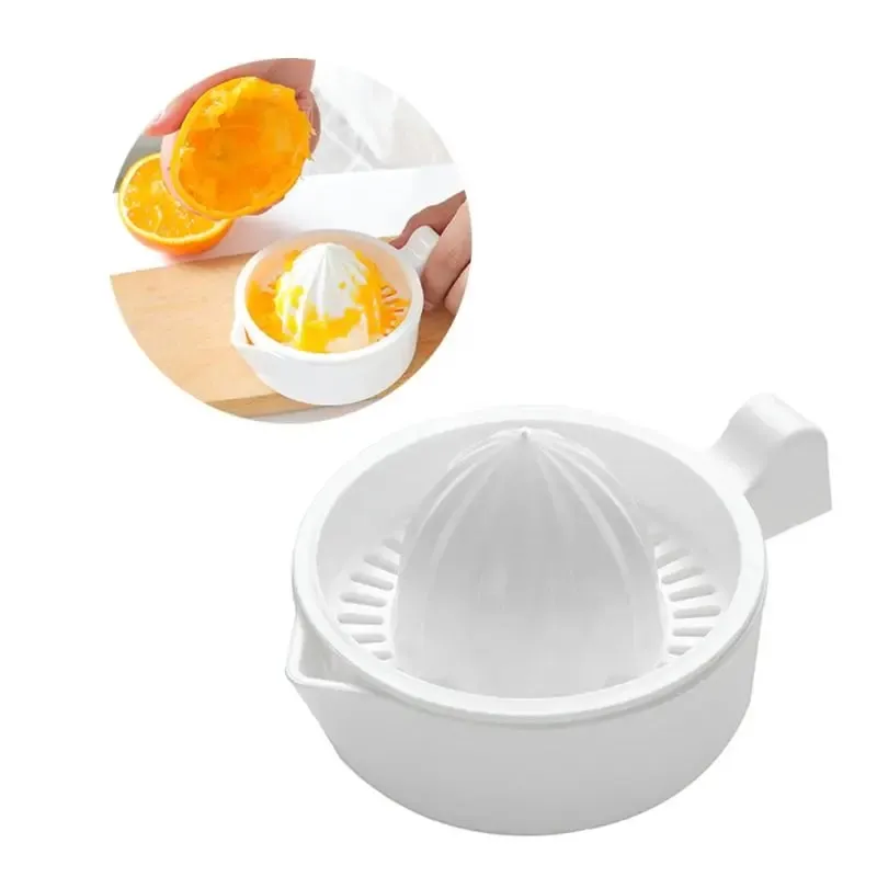 Mini Plastic Double Layer Household Manual Citrus Juicer Orange Lemon Fruit
