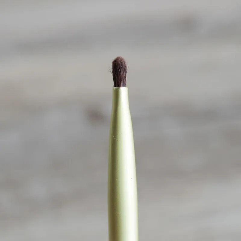 Pincel pequeno para sombra de olho, macio, lince, raposa vermelha, cabelo sd27, profissional, artesanal, pincel de maquiagem, ferramentas cosméticas, pincéis de maquiagem