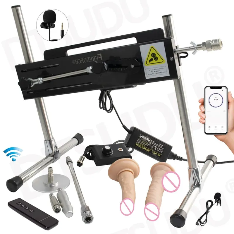 Dildo-120W Máquina Vibradora Automática 3-15cm Super Silenciosa Masturbação Vibrador Máquina Sexual Casal Adulto Brinquedo Sexual Feminino Brinquedo Sexual Masculino