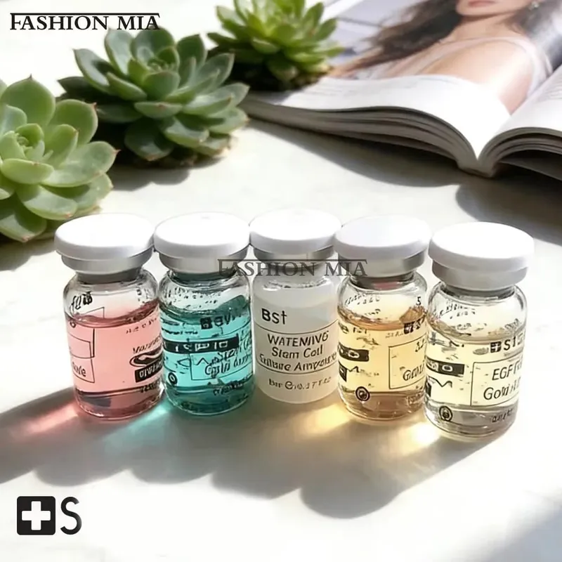 Coreia 8ml bb creme ampola iniciante starter kit rosto fundação salmão dna soro hidratar branqueamento cosméticos