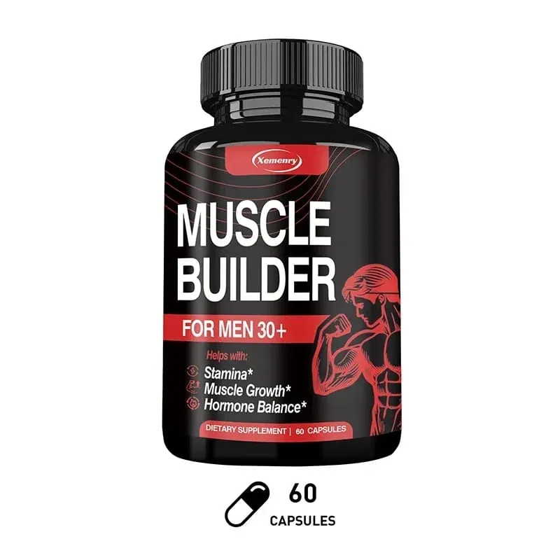 Suplemento para construção muscular - equilíbrio hormonal, crescimento e força muscular promovem o metabolismo e melhoram o desempenho atlético