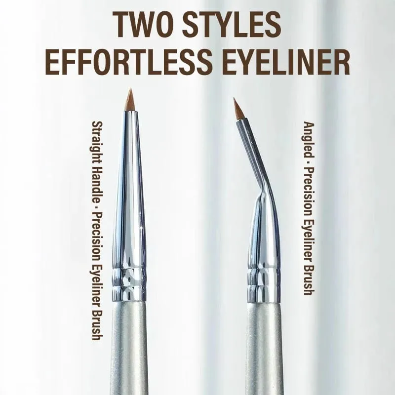 Conjunto de pincéis profissionais para maquiagem de olhos, 7 peças, ângulo dobrado, delineador e corretivo sob os olhos, Aegyo Sal, ferramenta de sombra e rasgo