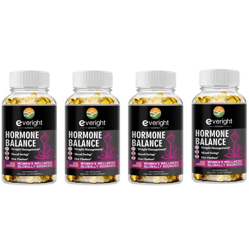 Suplemento de ervas completo para menopausa para mulheres - equilíbrio hormonal de alívio de menopausa multibenefícios para suores noturnos humor 120 cápsulas