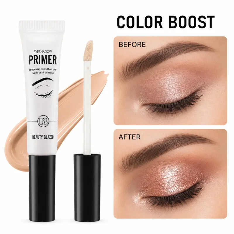 1pc sombra maquiagem primer suave & resistente ao vinco maquiagem dos olhos à prova dwaterproof água de longa duração usar sombra translúcida base de olho primer