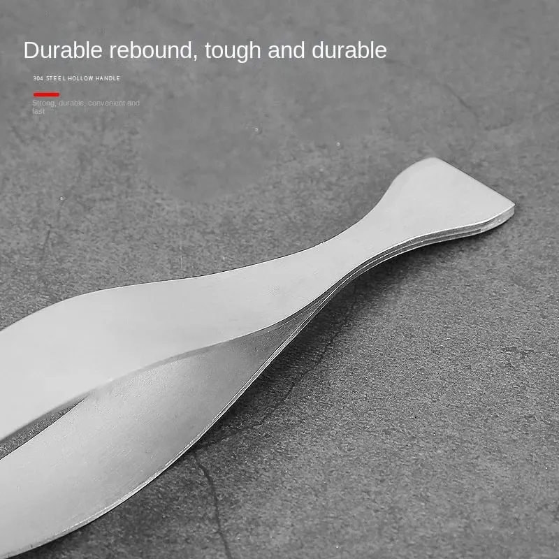 Stainless Steel Fish Bone Clip Kitchen Pig Feather Chicken Feather Duck Feather Tweezers Hair Plucker Seafood Bone Peeling Tool
