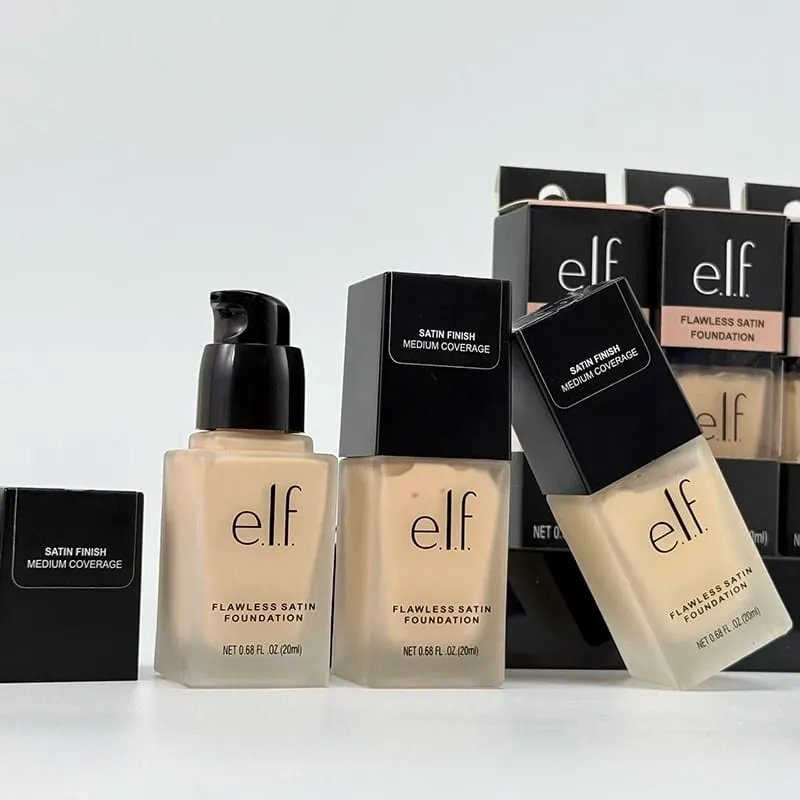 Hot Elf Full Coverage Waterproof Liquid Foundation Lasting Matte Finish Dark Circle & Blemish Cover Cosmetics for All Skin Types
