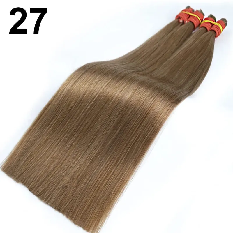 Kein Schuss, 100 % Echthaar-Extensions, Remy-Echthaar, unverarbeitetes natürliches schwarzes indisches Jungfrau-Haar, geflochten für Frauen