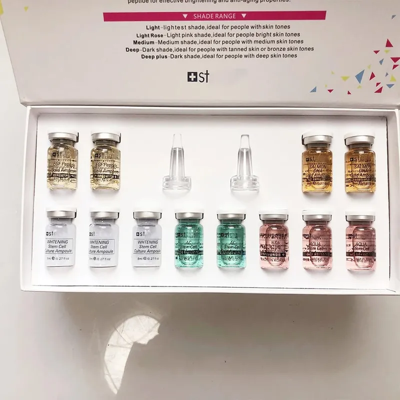 Korea 8ml BB Cream Beginner Starter Kit Niacinamide/Peptide Salmon DNA Essence Moisturise Face Skin Care