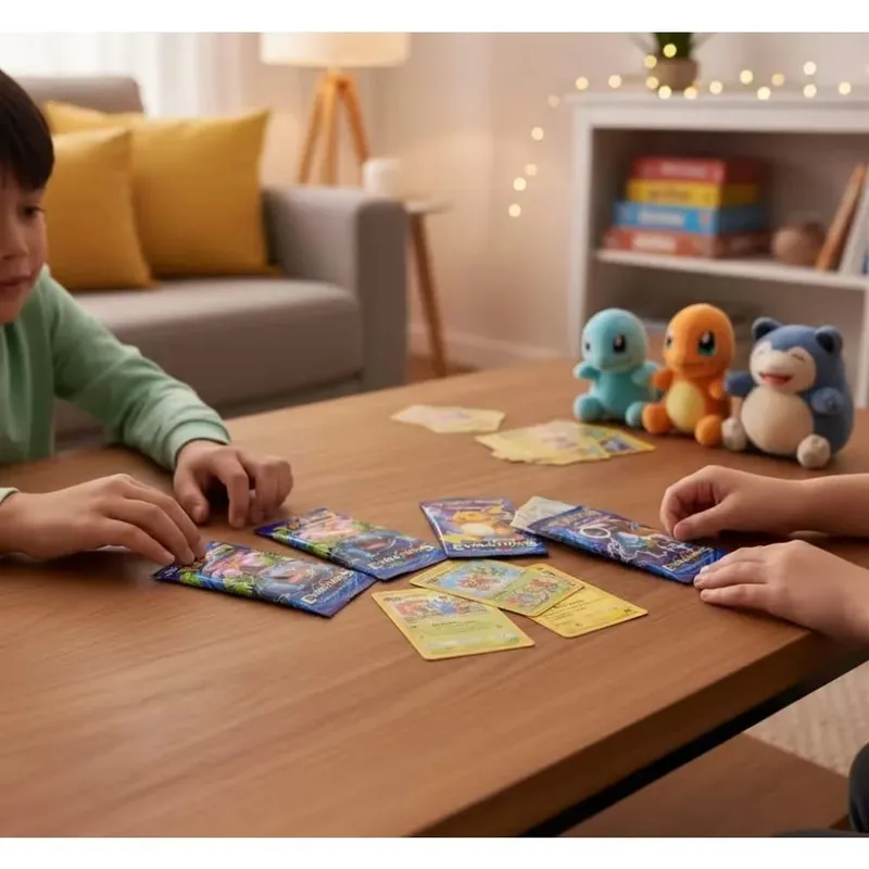 Cartão pokémon divertido 40-360 segundos, mega evolução, chamas fantasmas, reforço inglês, cartão de batalha, fãs de anime, brinquedo de presente de aniversário para crianças — image 6