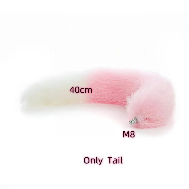 Pequeno silicone butt plug vibrador vaginal plug com destacável falso macio raposa coelho cauda para casal anal grânulo dilatador brinquedos sexuais