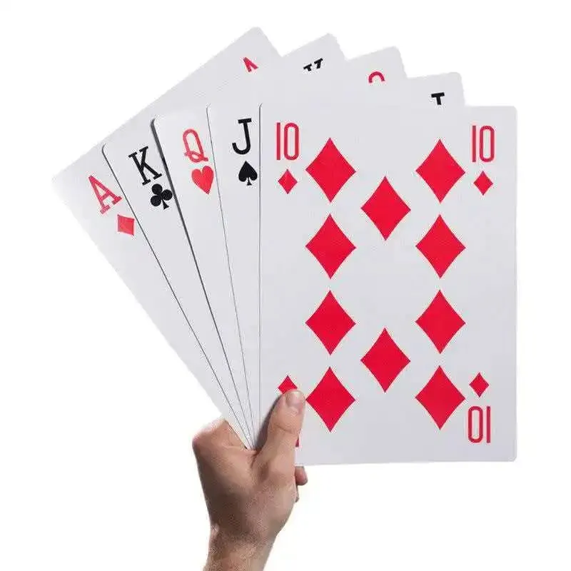 Cartas de jogo gigantes, tamanho grande, carnaval, aniversário, festa de casamento, lembranças, desafios divertidos, empresa, equipe de construção, jogos, adereços — image 5