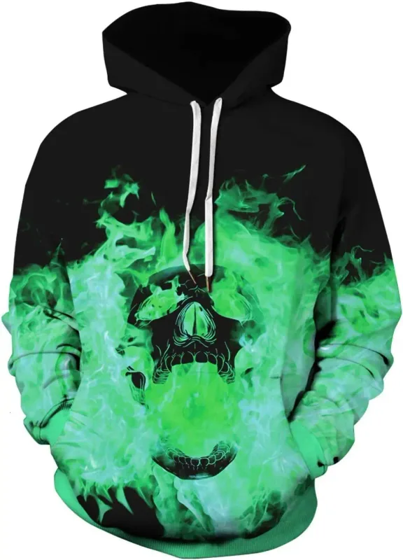 Mens Graphic Hoodies Unisex Novelty Print Hoodie, 3D Pattern Pullover Sweatshirt With Pocket, Long Sleeve Warm Graphic Hoodie Me