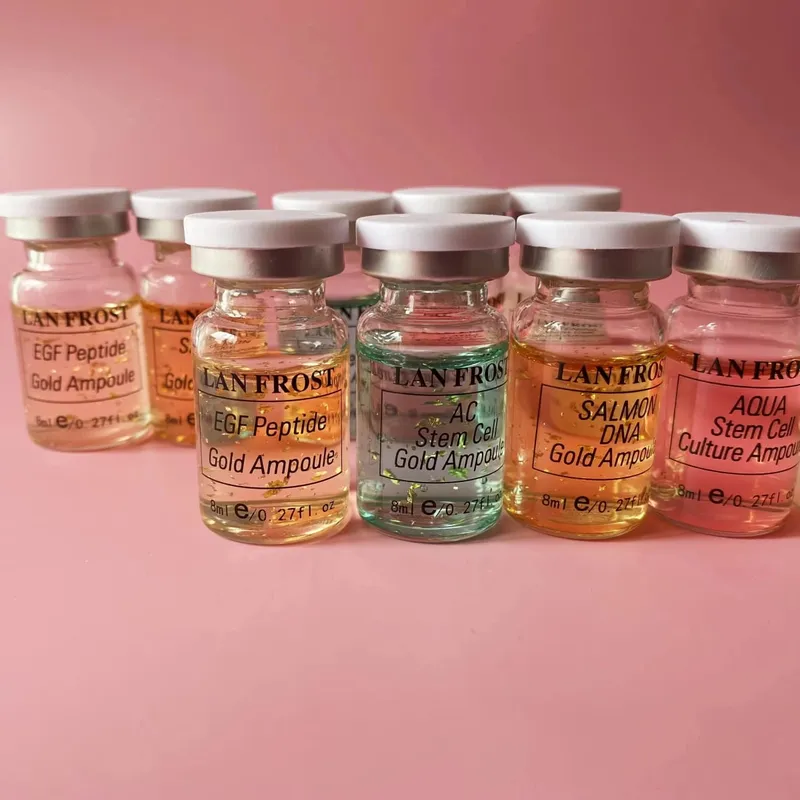 Coreia 8ml bb creme brilho soro starter kit ampola essência kit de longa duração hidratante corretivo ácido hialurônico essência