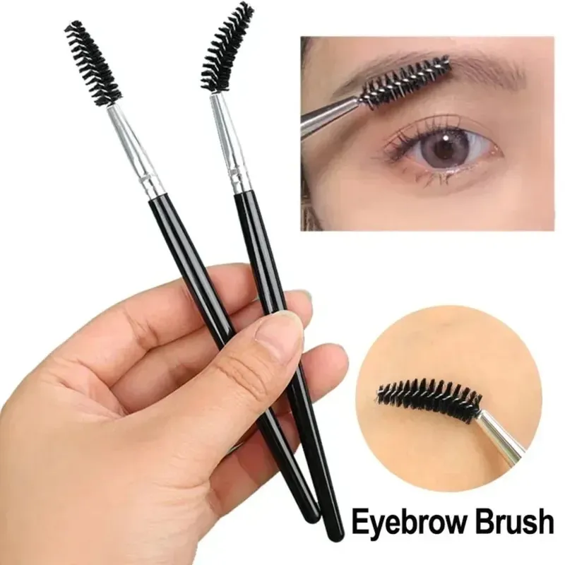 1pc escova de sobrancelha macia escova de cílios profissional contorno olho sobrancelha delineador pincéis de maquiagem olhos mistura pincéis cosméticos — image 2