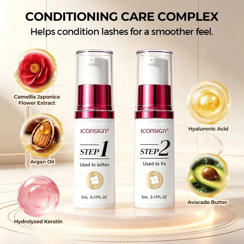 Korean Glue-free Fast Lash Lift System Camellia Eyebrow Lamination Lashes Lifting Perm Makeup Cosmetics Full Kit
