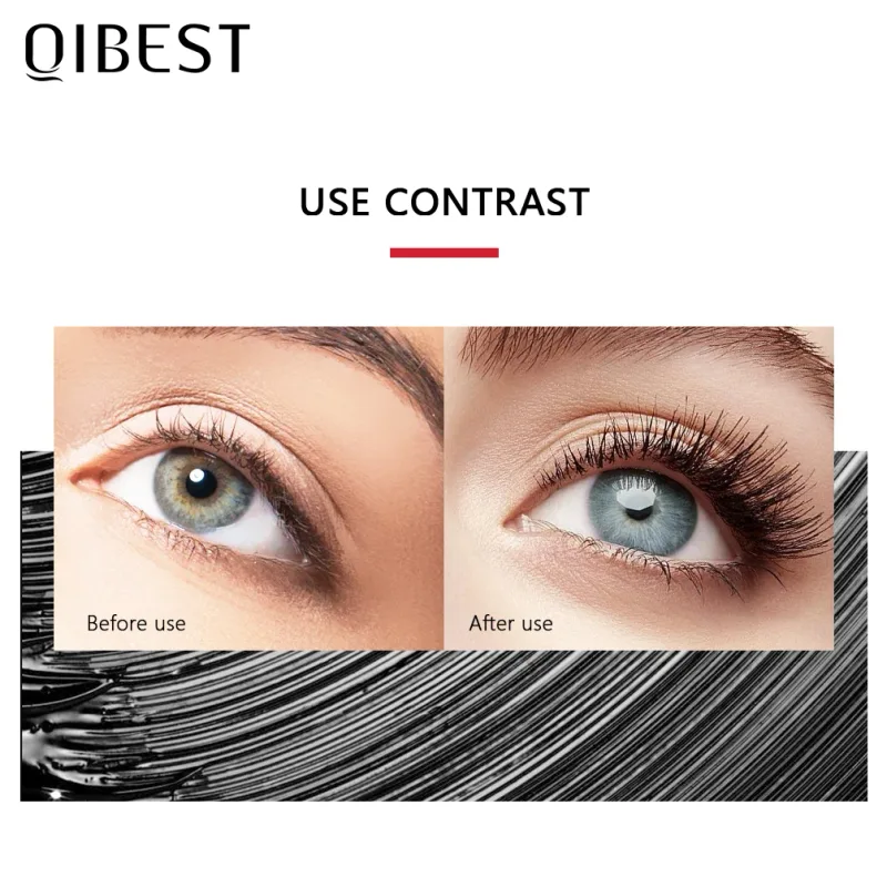 Black Mascara Eyelashes Mascara 4D Silky Eyelashes Lengthening Eyelashes Makeup Waterproof Mascara Volume Eye Cosmetics