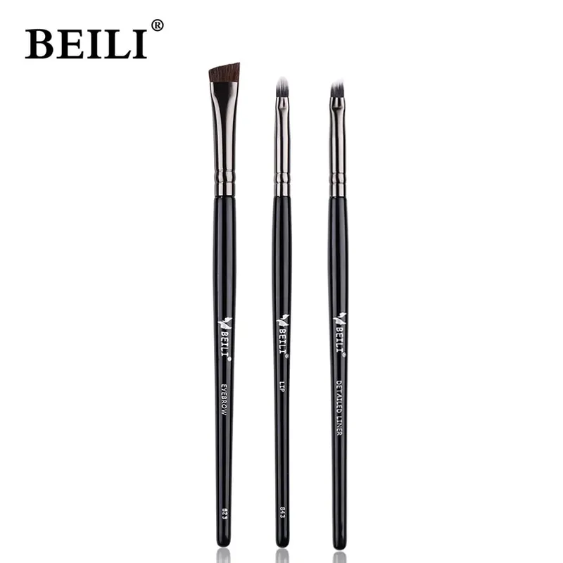 Conjunto de pincéis de maquiagem natural para os olhos, pincel para sombra, contorno de sobrancelha, delineador, olhos femininos, cosméticos, mistura de detalhes, ferramentas de maquiagem