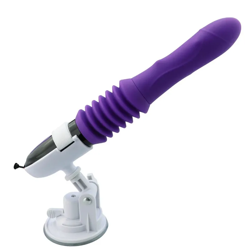 Vibrador telescópico vibrador automático para cima massageador ponto g empurrando buceta retrátil vibrar brinquedos sexuais de tamanho grande para mulheres