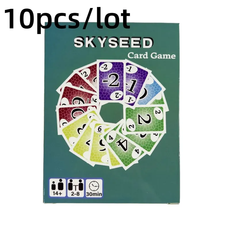Skyseed 紙牌遊戲 150 張撲克牌桌遊甲板趣味動作版社交團體遊戲聖誕節和萬聖節禮物