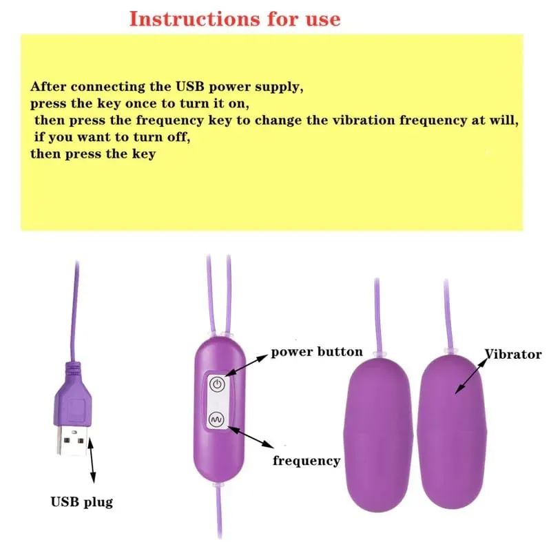 12 速 USB 充電子彈振動器雞蛋假陽具雙振動刺激器按摩器成人女性性玩具