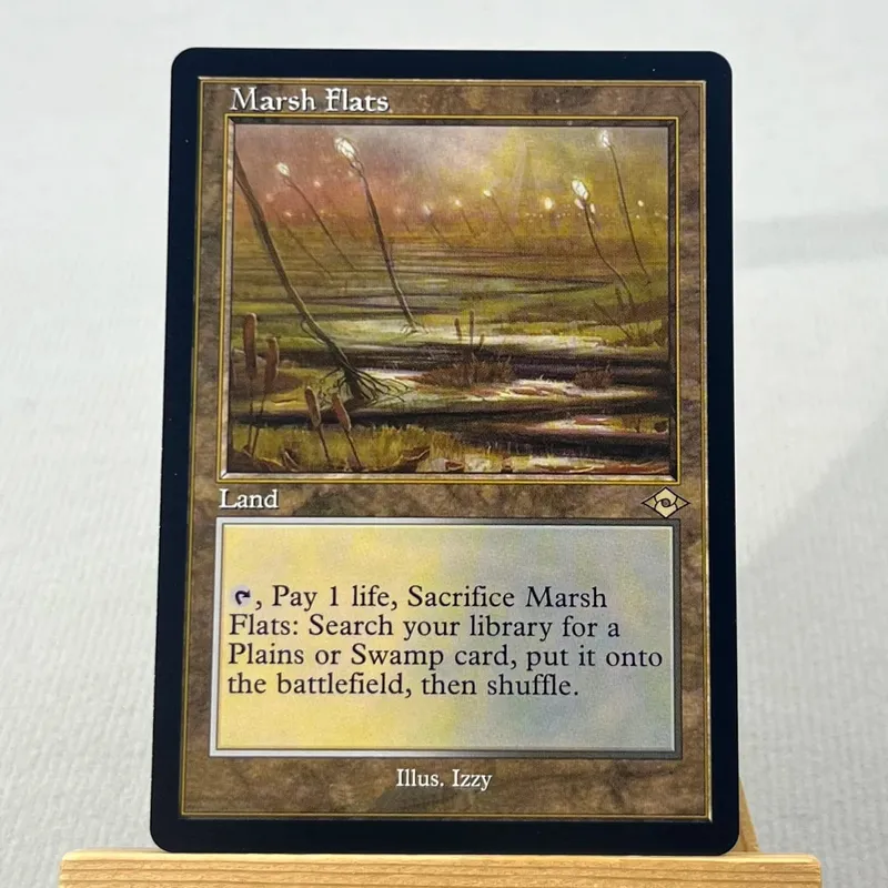 MH2 HOLO7-Ⅰ03 Cartões Tcg Alemão Núcleo Negro Ragavan Ágil Saga de Urza Buscar Terras Áridas Mesa os Cofres da Cabal