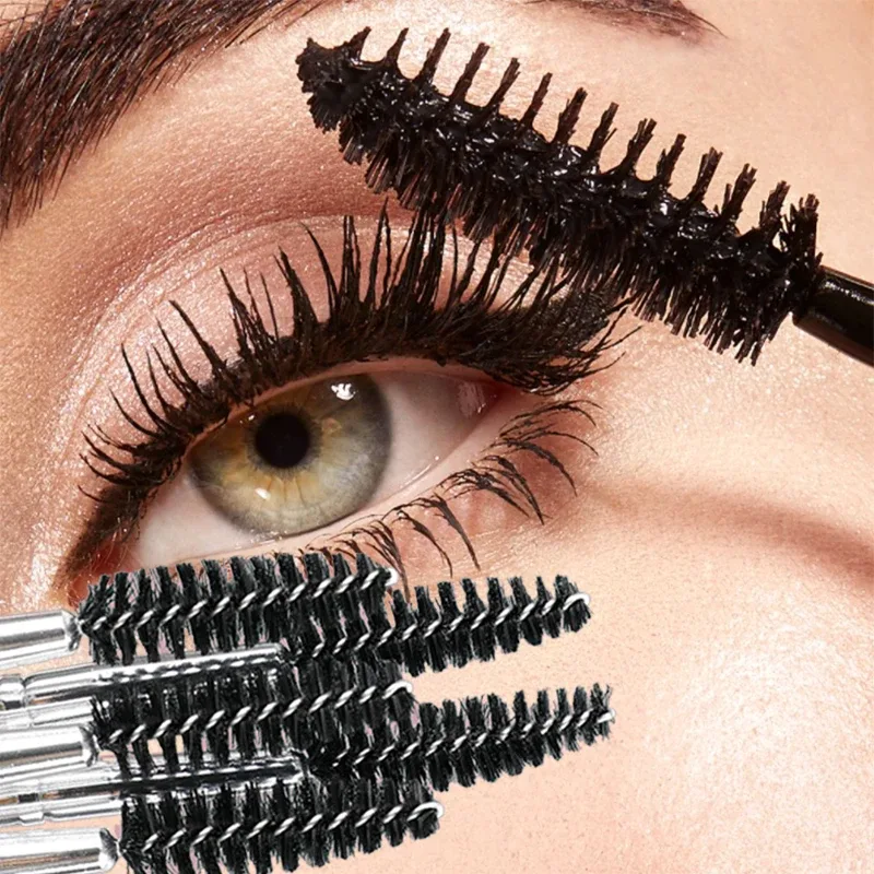 1/10 pçs escovas de cílios macios torcido sobrancelha escova cotovelo contorno olho sobrancelha delineador escovas olhos mistura cosméticos maquiagem ferramenta