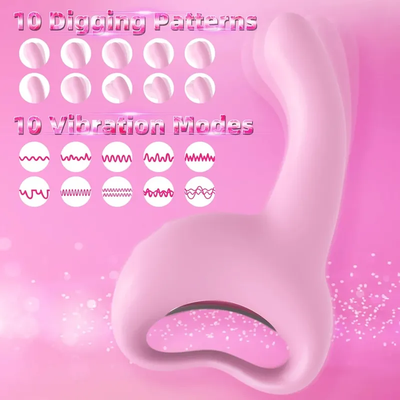 Vibrador anal portátil forte choque, escavação de dedo, vibrador vibratório, massageador de próstata, masturbação masculina, brinquedos sexuais, ponto g, máquina sexual