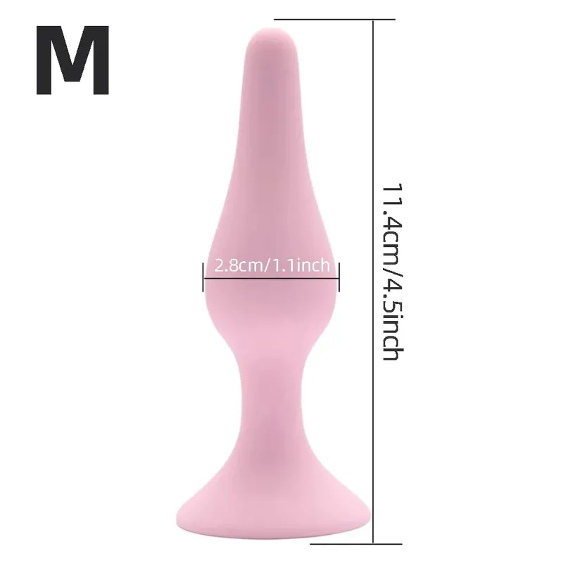 Plugue anal de silicone para iniciantes, plugue anal para homens e mulheres, massageador de próstata para gays, mini bala anal, masturbador, brinquedo sexual para homens