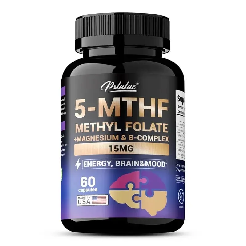 5-MTHF 甲基葉酸補充劑 - 增強記憶力、注意力和清晰度 增強認知功能 能量大腦和情緒支持 — image 7