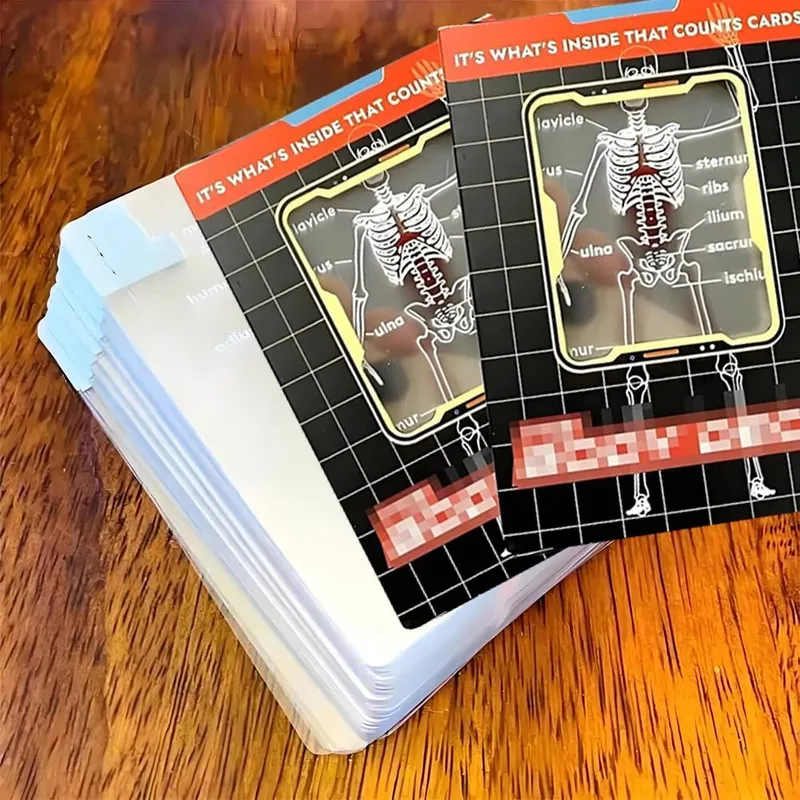 Baralho corporal, 52 folhas, cartas de jogo interessantes, anatomia humana, exame físico, cartão médico, professor, estudantes — image 3