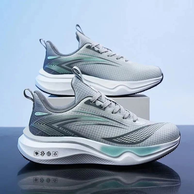 Novo tênis de corrida verão novo teste físico estudantes do ensino médio rebote amortecimento tênis masculino tenis masculino