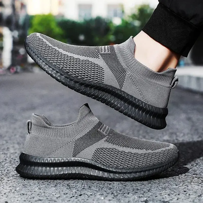 Homens tênis sapatos para homem leve tenis confortável malha respirável sapatos casuais ao ar livre caminhada sapatos de ginásio tamanho 39-46 — image 5