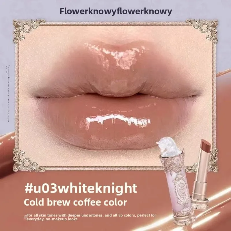 Flower Knows Unicorn Paleta de sombras vintage blush iluminador batom fofo cosméticos femininos para mulheres